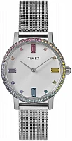 Timex Transcend 31mm Crystals Stainless Steel Mesh Bracelet TW2W79000