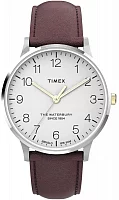 Timex Waterbury Classic 40mm Leather Strap Indiglo TW2V28800