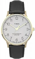 Timex Waterbury Classic 40mm Leather Strap Indiglo TW2U97300