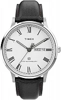 Timex Waterbury Classic Day-Date 40mm Leather Strap TW2U88400