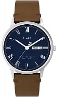 Timex Waterbury Classic Day-Date 40mm Leather Strap TW2W14900