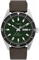 Timex Waterbury Dive Automatic Day-Date 40mm Leather Strap TW2V24700