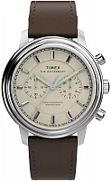 Timex Waterbury Traditional Chronograph 41mm Leather Strap TW2Y23500