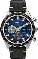Timex Waterbury Traditional Chronograph 41mm Leather Strap TW2Y18600