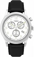 Timex Waterbury Traditional Chronograph 42mm Leather Strap TW2W48100