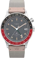 Timex Waterbury Traditional GMT 39mm Mixed Material Strap TW2V74100