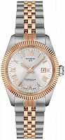 Tissot Ballade Lady Powermatic 80 COSC Chronometer 30mm Silver Dial Rose Gold PVD T156.208.22.033.00