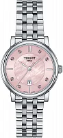 Tissot Carson Lady Quartz Steel Bracelet Pink Dial T122.210.11.159.00
