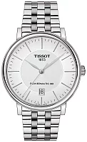 Tissot Carson Powermatic 80 Automatic Steel Bracelet White Dial T122.407.11.031.00