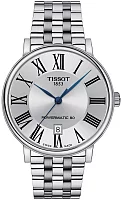 Tissot Carson Powermatic 80 Automatic Steel Bracelet White Dial T122.407.11.033.00
