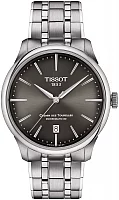 Tissot Chemin des Tourelles Automatic 39mm Anthracite Dial Steel Bracelet T139.807.11.061.00