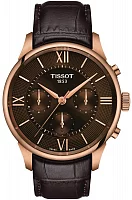 Tissot Chemin des Tourelles Automatic Chrono A05 Valjoux Rose Gold PVD T139.462.36.298.00