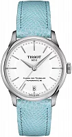 Tissot Chemin des Tourelles Lady Automatic White Dial Leather Strap T139.207.16.011.00