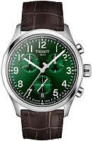 Tissot Chrono L Black Leather Strap Green Dial T116.417.16.092.00