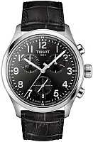 Tissot Chrono L Black Leather Strap Black Dial T116.417.16.052.00