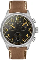 Tissot Chrono L Brown Leather Strap Dark Dial T116.417.16.052.01