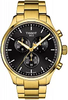 Tissot Chrono XL Classic Steel Bracelet Black Dial Yellow Gold PVD T116.617.33.051.00