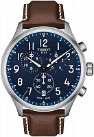 Tissot Chrono XL Pilot Brown Strap Blue Dial T116.617.16.042.00