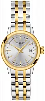 Tissot Classic Dream Lady Silver Dial Yellow Gold PVD T129.210.22.031.00
