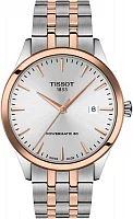 Tissot Classic Dream Powermatic 80 Silver Dial Rose Gold Bicolor PVD Steel Bracelet T158.407.22.031.01