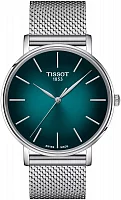 Tissot Everytime Gent 40 Turquoise Dial Mesh T143.410.11.091.00