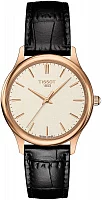Tissot Excellence Lady Rose Gold Black Leather White Dial T926.210.76.261.01