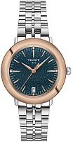 Tissot Glendora Lady Midnight Dial Diamonds 18k Gold Bezel T929.210.41.046.00