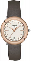 Tissot Glendora Lady White Dial Diamonds 18k Gold Bezel T929.210.46.266.00