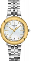 Tissot Glendora Lady Pearl Dial Diamonds 18k Gold Bezel T929.210.41.116.01