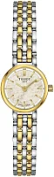 Tissot Lovely Round Pearl Dial Bicolor Yellow Gold PVD T140.009.22.111.00