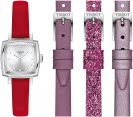 Tissot Lovely Square Diamonds Silver Dial Straps Set T058.109.16.036.00