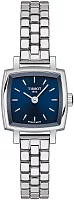Tissot Lovely Square Steel Bracelet Blue Dial T058.109.11.041.01