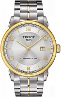 Tissot Luxury Powermatic 80 Automatic Silver Dial Yellow Gold PVD T086.407.22.037.00
