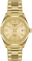 Tissot PRC 100 Lady Solar 34mm Quartz Full Yellow Gold PVD T151.822.33.021.00