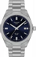 Tissot PRC 100 Solar 39mm Quartz Dark Blue Dial Steel Bracelet T151.422.11.041.00