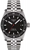 Tissot PR516 Powermatic 80 Black Dial Steel Bracelet T149.407.11.051.00