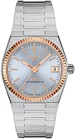 Tissot PRX 35 Powermatic 80 Ice Blue Dial 18k Gold Bezel T931.207.41.351.00