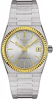 Tissot PRX 35 Powermatic 80 Silver Dial 18k Gold Bezel T931.207.41.031.01
