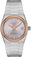 Tissot PRX 35 Powermatic 80 Silver Dial Diamonds 18k Gold Bezel T931.207.41.336.00