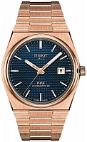 Tissot PRX 40 Powermatic 80 Rose Gold PVD Dark Blue Dial T137.407.33.041.00