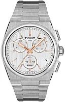 Tissot PRX 41 Chrono Steel Bracelet Silver Dial T137.417.11.031.00