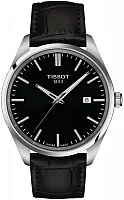 Tissot PR 100 Black Dial Black Leather Strap T150.410.16.051.00