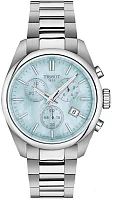 Tissot PR 100 Lady Quartz Chrono Ie Blue Pearl Dial T150.217.11.131.00