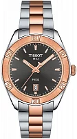 Tissot PR 100 Lady Sport Chic Anthracite Dial Rose Gold PVD T101.910.22.061.00