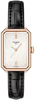 Tissot SRV White Pearl Dial Leather Strap Rose Gold PVD T160.110.36.113.00