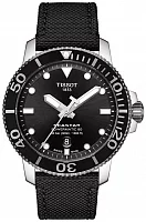 Tissot Seastar 1000 Automatic Ceramic Powermatic 80 43mm Black Synthetic Strap Black Dial T120.407.17.051.00