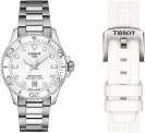Tissot Seastar 1000 Lady Quartz 36mm White Bracelet & Strap Set T120.210.11.011.00