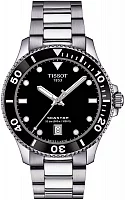 Tissot Seastar 1000 Quartz 40mm Black Dial Steel Bracelet T120.410.11.051.00