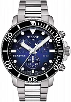 Tissot Seastar 1000 Quartz Chrono 46mm Steel Bracelet Blue Gradient Dial T120.417.11.041.01