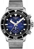 Tissot Seastar 1000 Quartz Chrono 46mm Steel Mesh Blue Gradient Dial T120.417.11.041.02